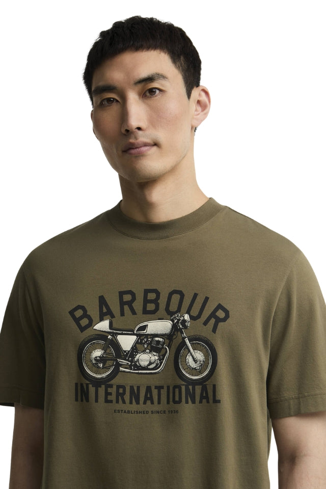 B.Intl Eric Graphic T-Shirt - Mid Olive