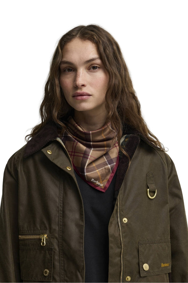 Kinsale Tartan Head Scarf - Muted Tartan