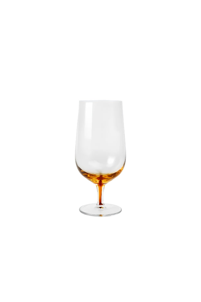 Amber Beer Glass - Amber