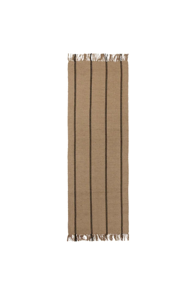 Yuki Rug - Natural and Black