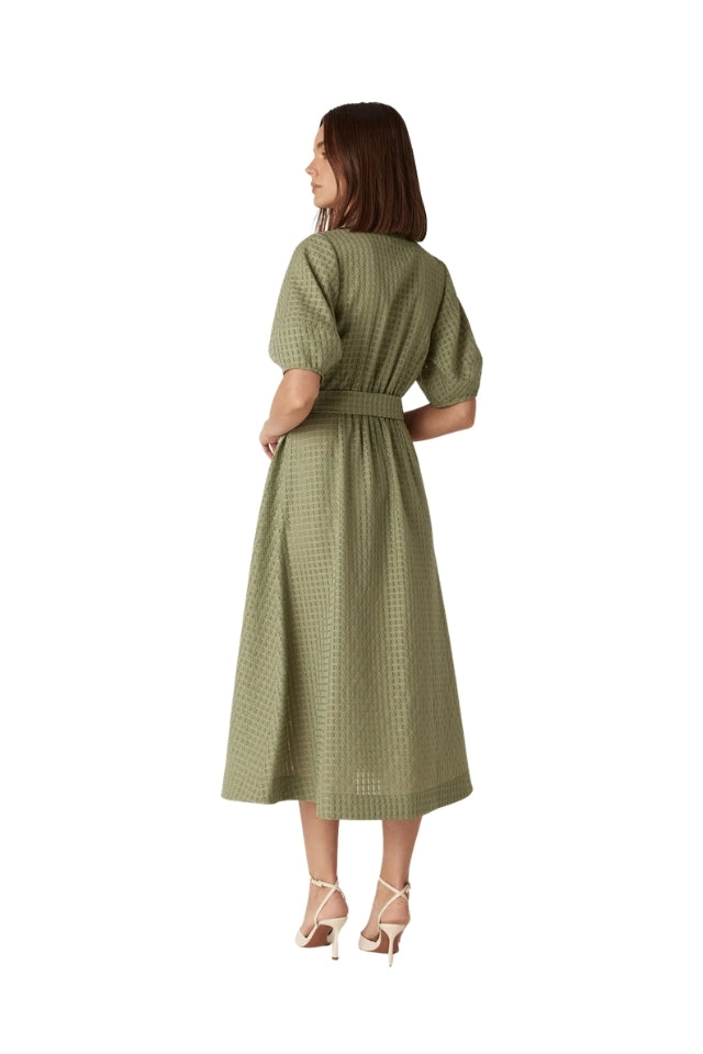Alana Midi Dress - Olive