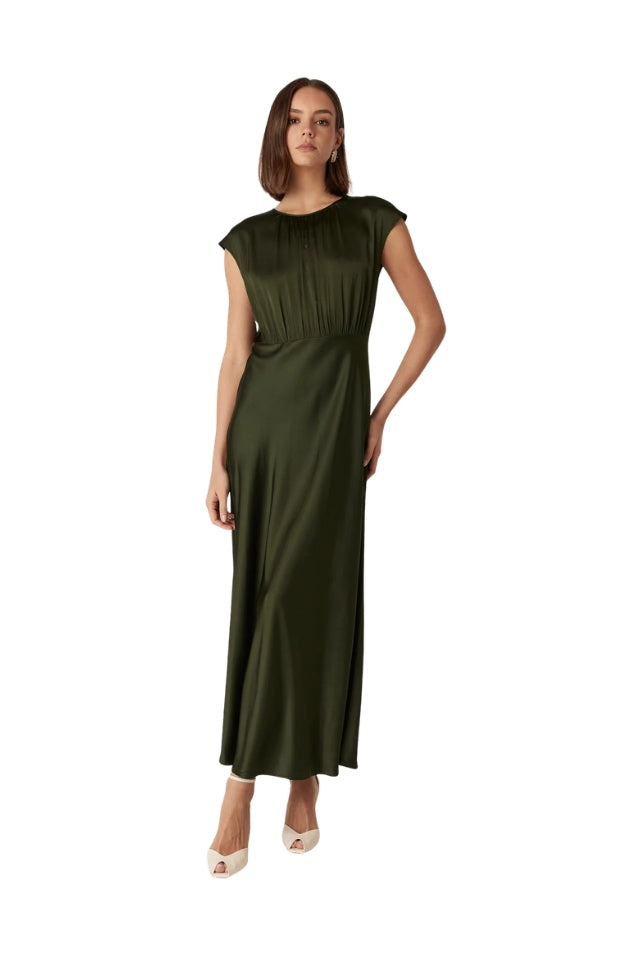 Muse Dress - Dark Green