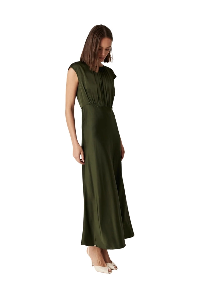 Muse Dress - Dark Green