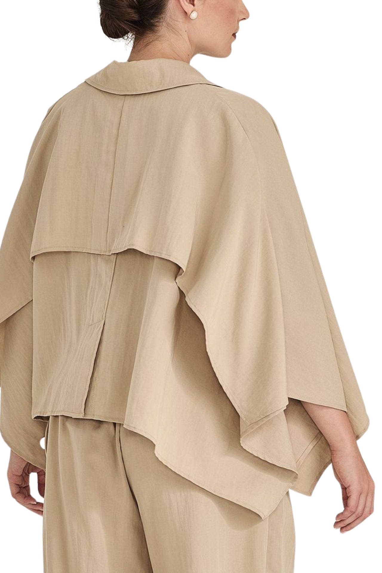 Abby Cape Jacket - Clay