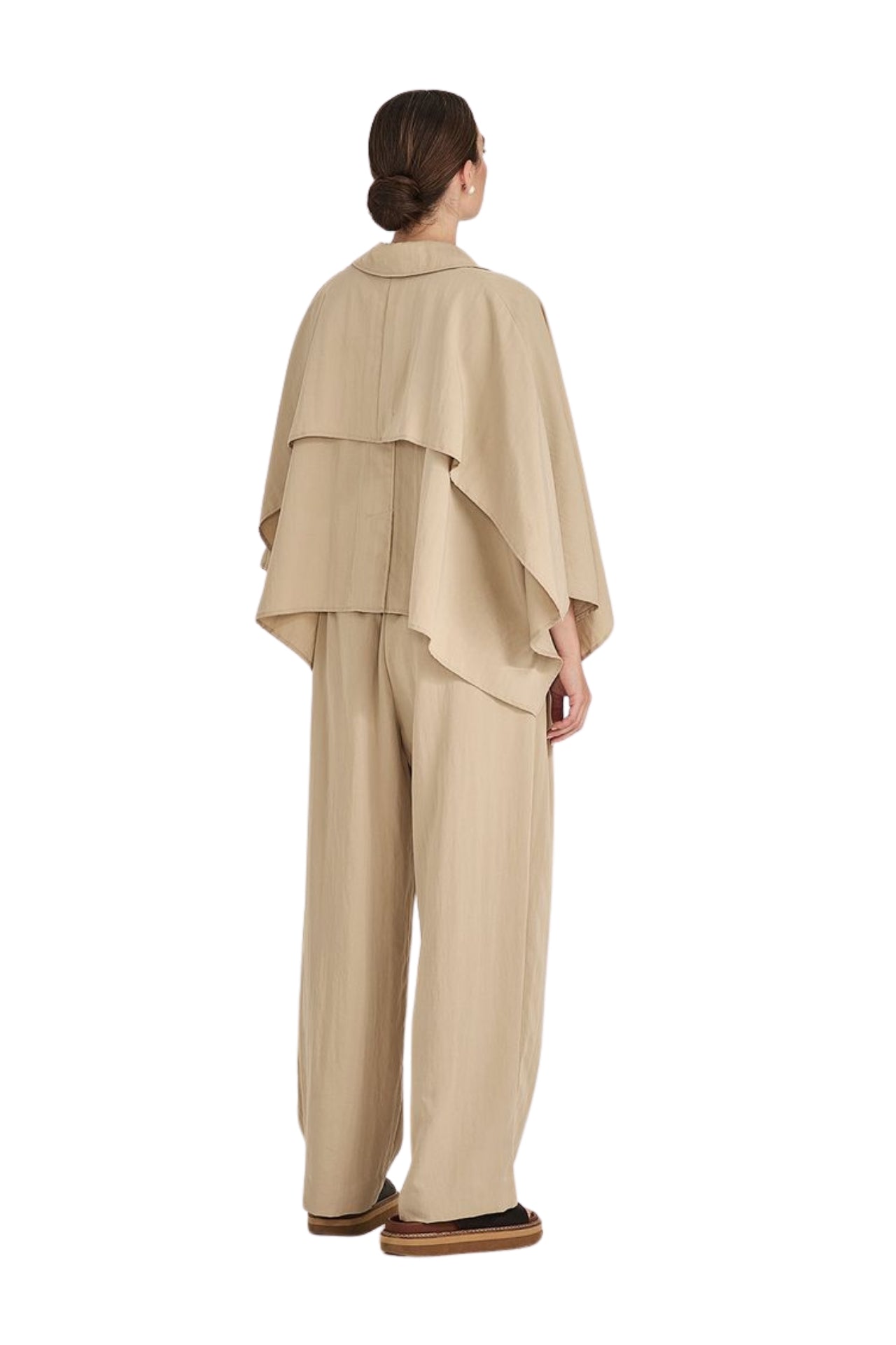 Abby Cape Jacket - Clay
