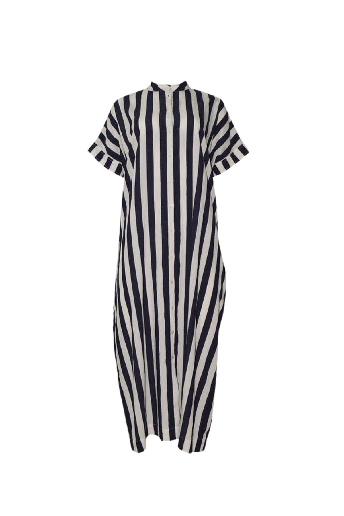 Roberta Striped Dress - Navy Stripe