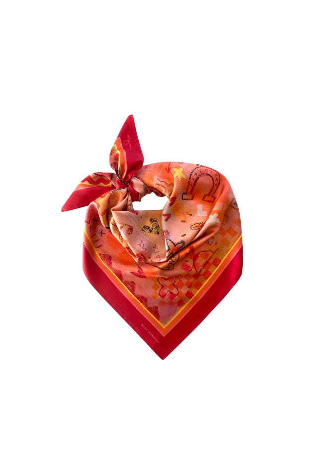 The DH x Jackie Green Sweet As Silk Scarf