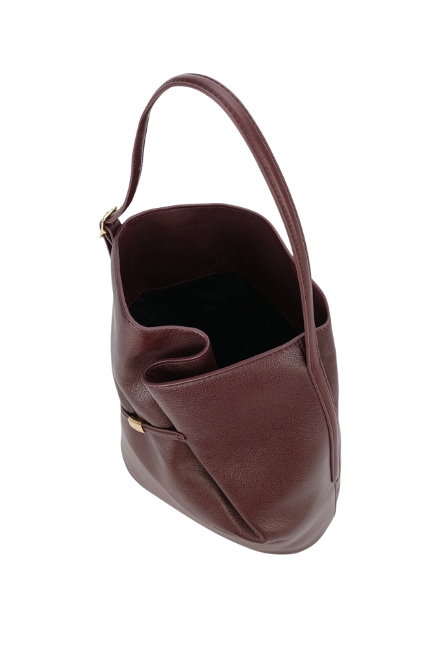 Clippity Tote - Dark Cherry