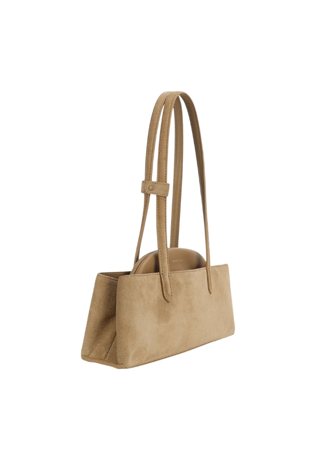 Mini Vault Tote - Oat Suede