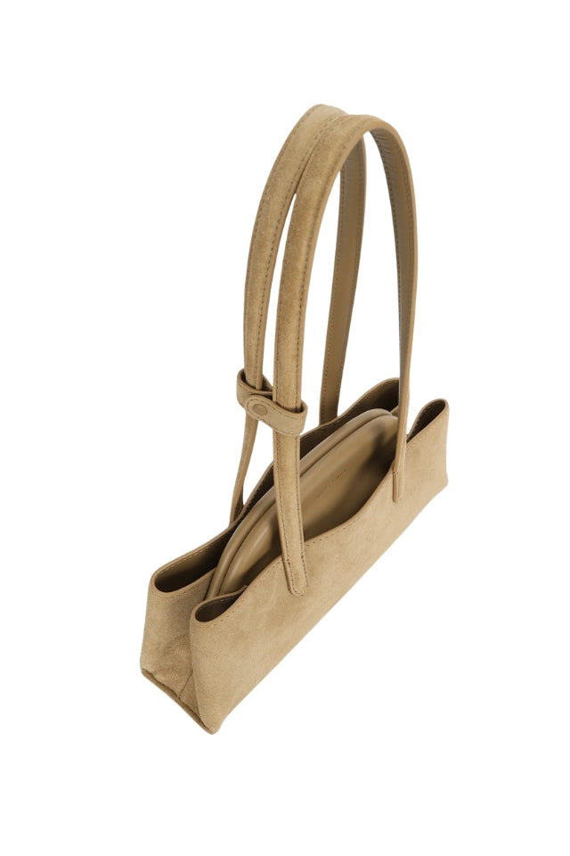 Mini Vault Tote - Oat Suede