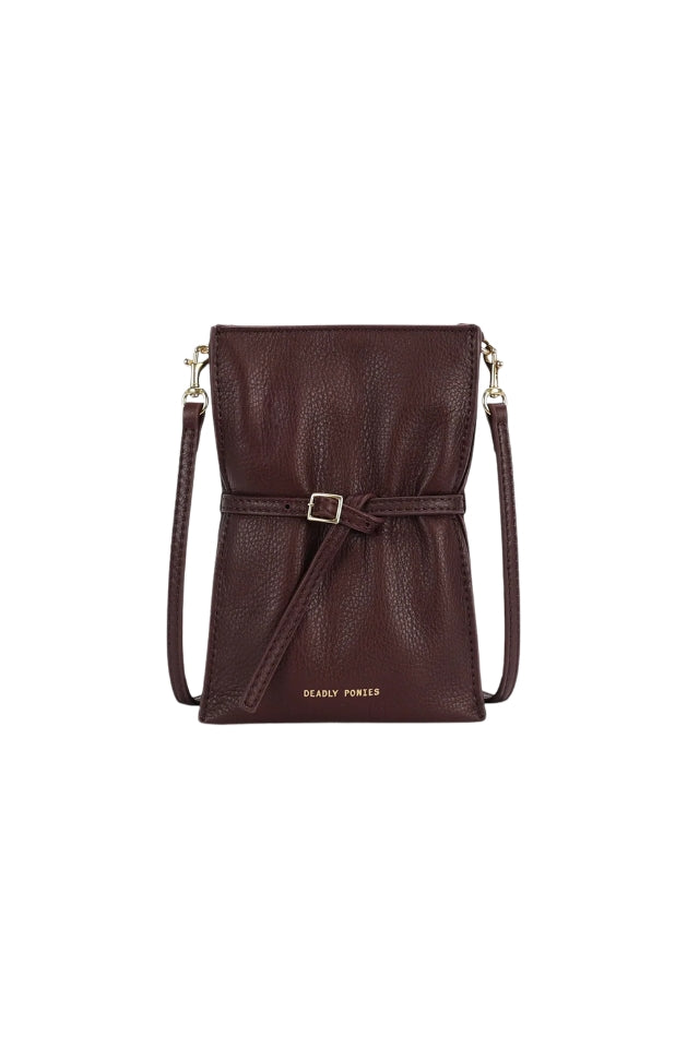 Penny Phone Pouch - Dark Cherry