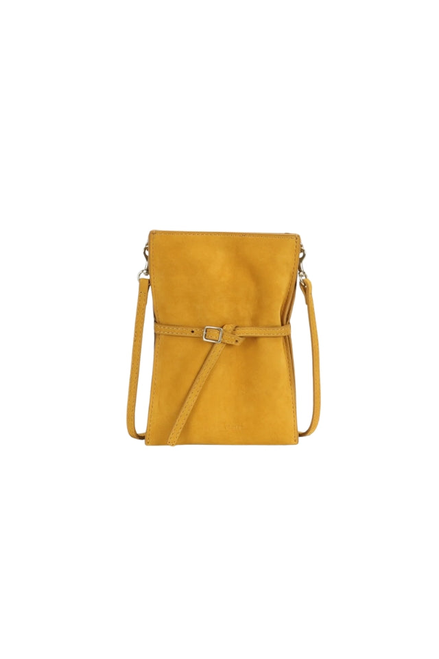 Penny Phone Pouch - Sunflower Nubuck