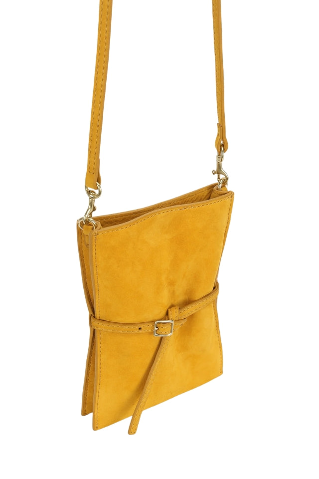 Penny Phone Pouch - Sunflower Nubuck