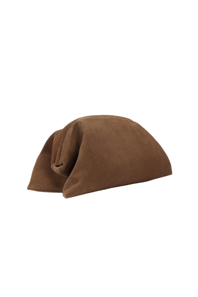 Vault Clutch - Hazel Suede