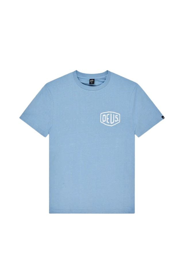 Camperdown Address Tee - Glacier Blue
