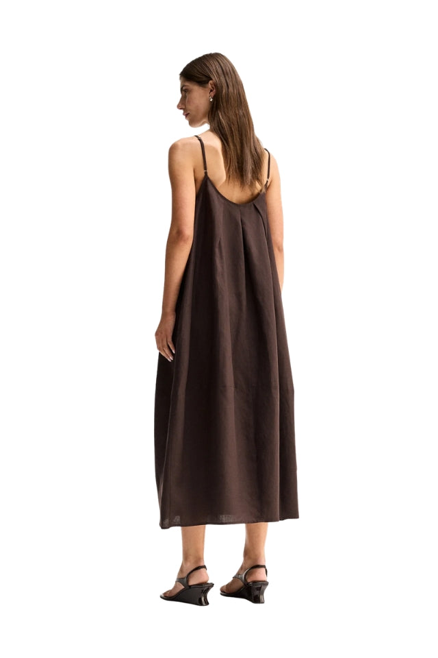 Carlo Maxi Dress - Chocolate