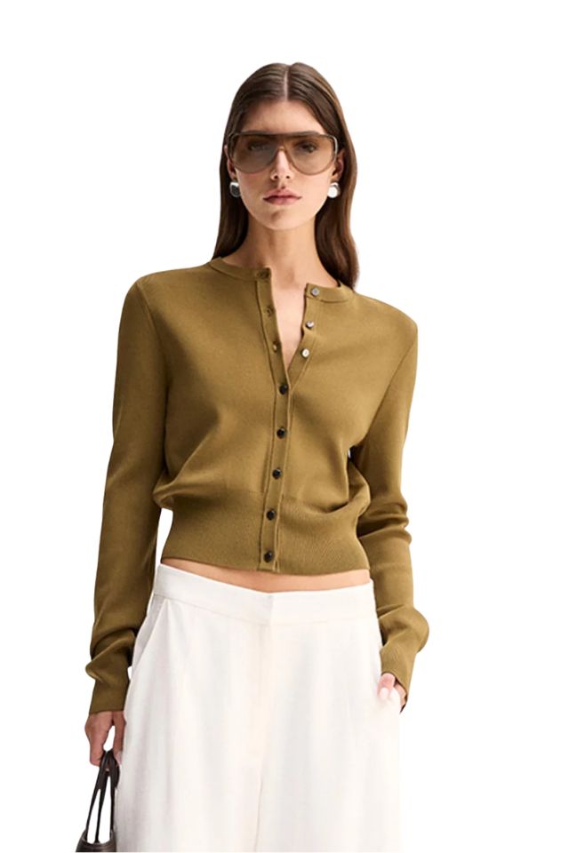 Penny Knit Cardigan - Moss