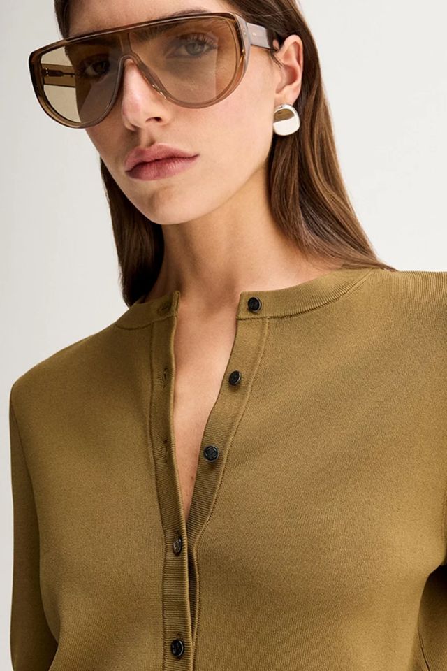 Penny Knit Cardigan - Moss