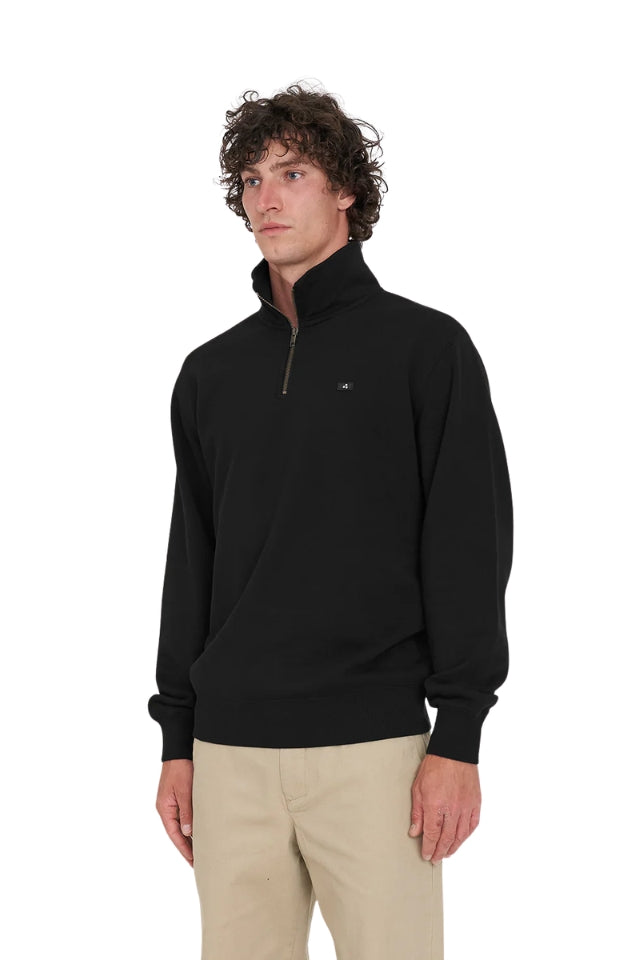 Classic 1/4 Zip Jersey 3Ball - Black