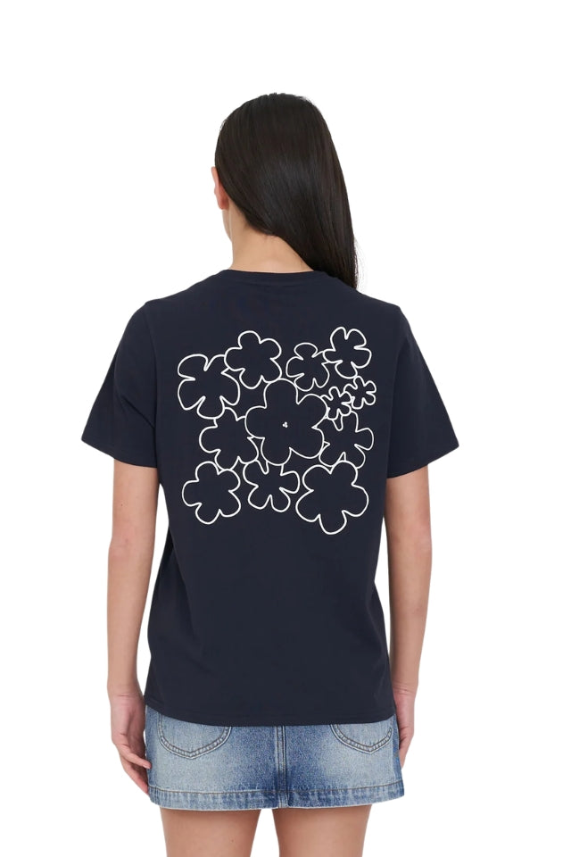 Classic Tee 170/Flowerbomb - Navy