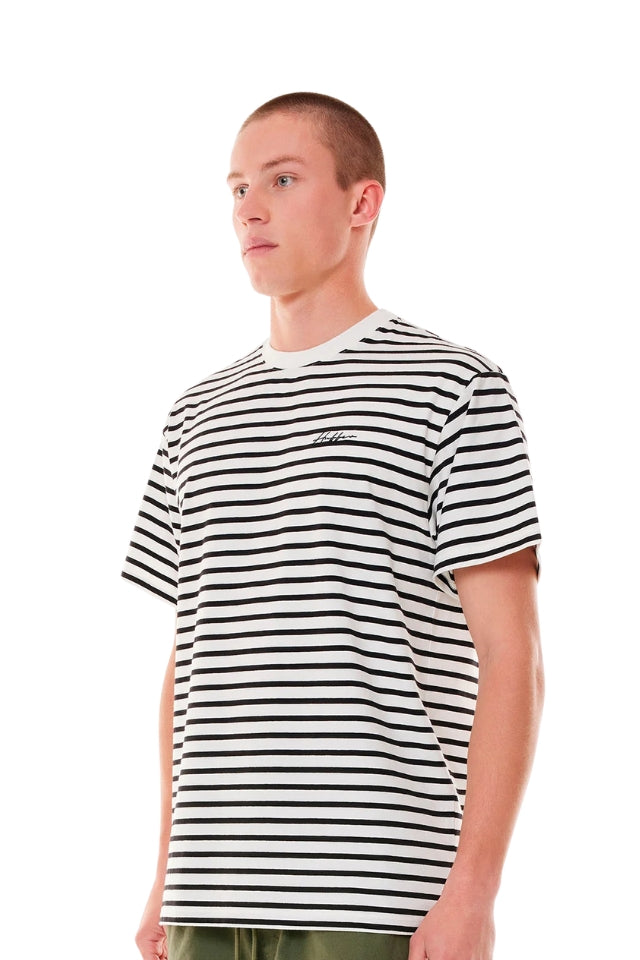Mens Oui Oui Sup Tee - Black/Chalk