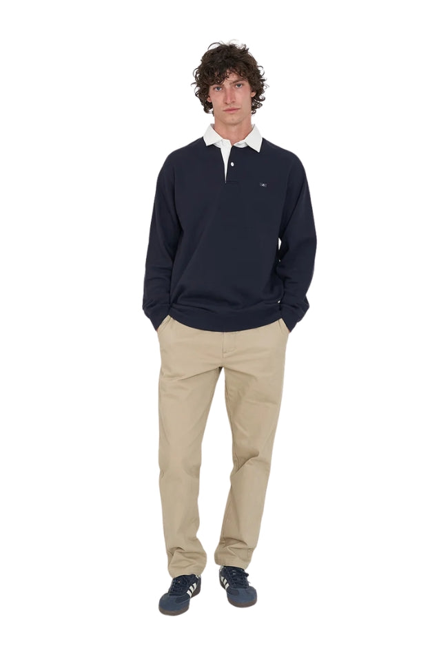 Rugby Fleece Jersey/3Ball - Navy