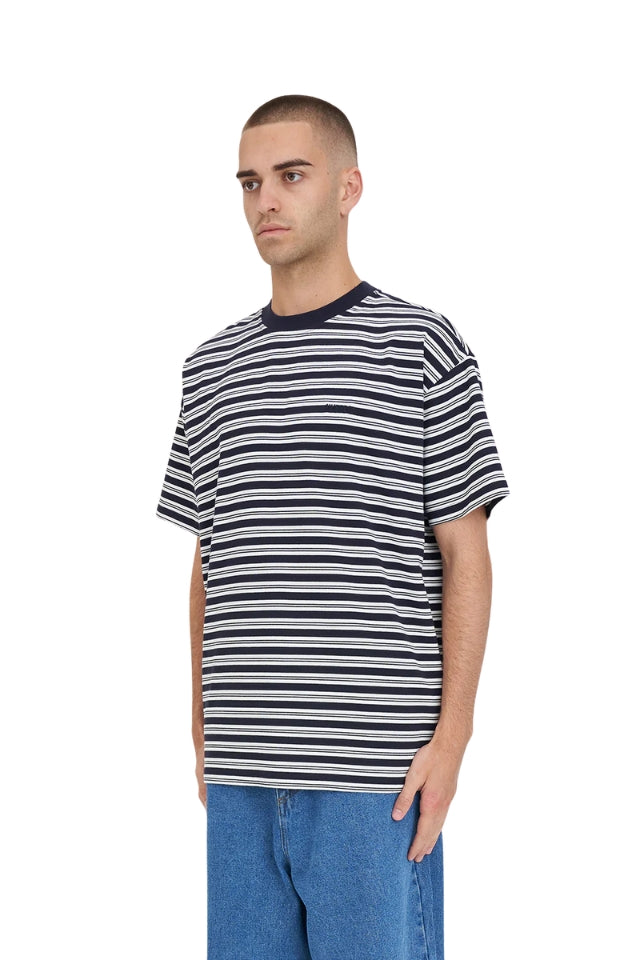 Stripe Block Tee - Navy Chalk
