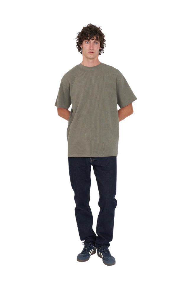 Waffle Sup Tee - Khaki