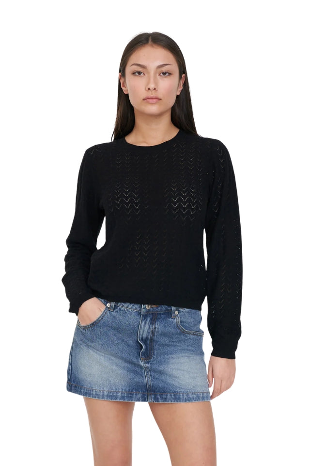 Ziggy Cruise LS Top - Black