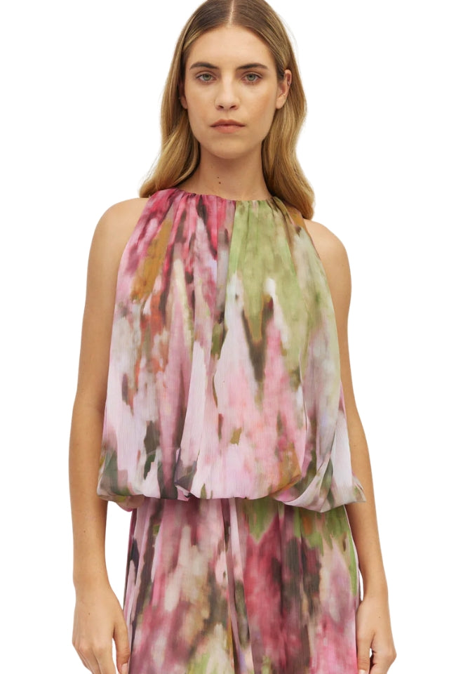 Aria Dress - Rose Ripple