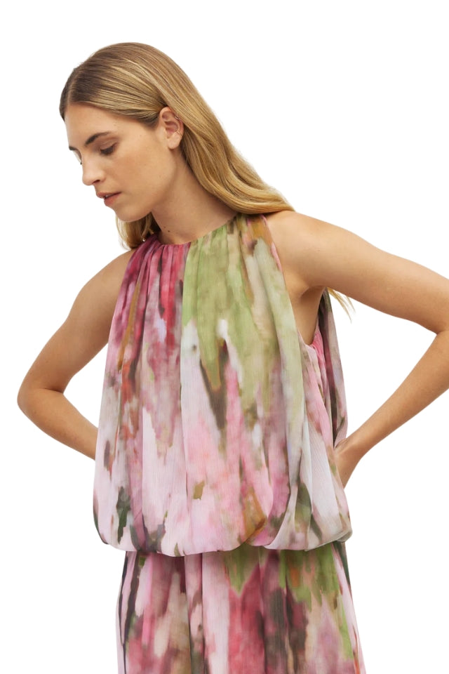Aria Dress - Rose Ripple
