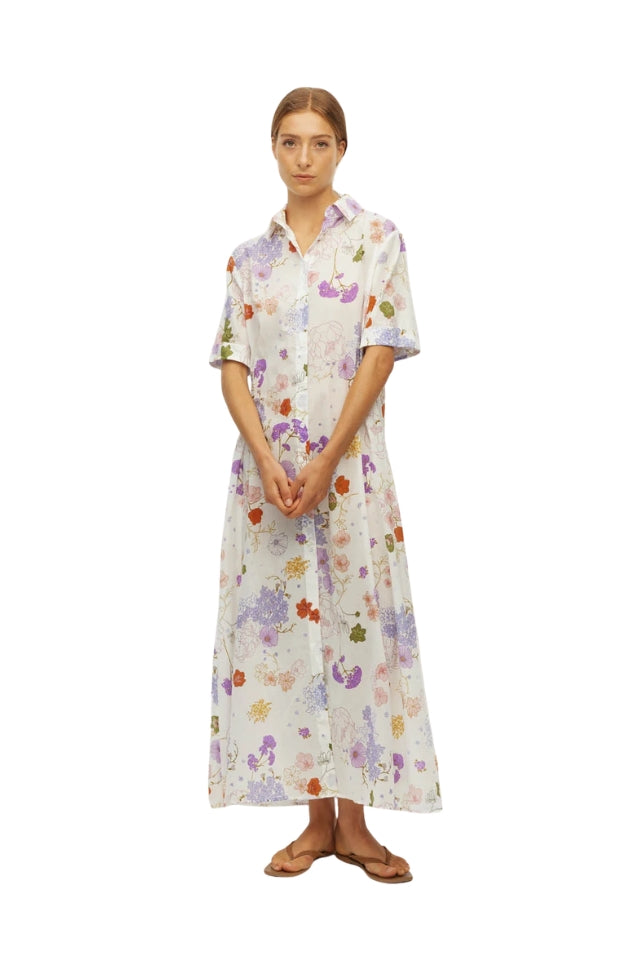 Isle Shirtdress - Blanc