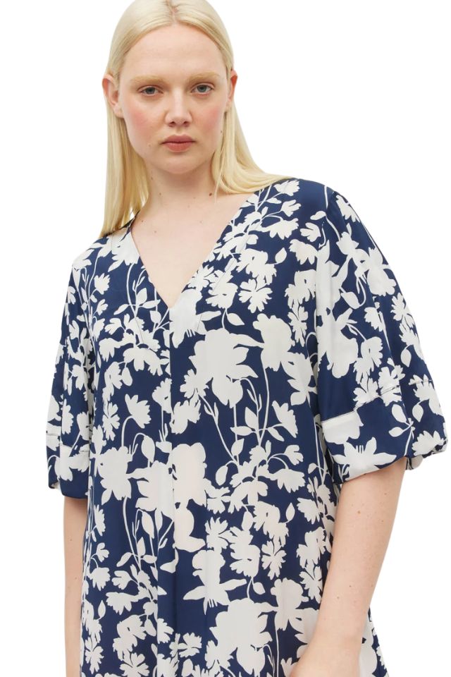 Piper Dress - Shadow Floral Silk