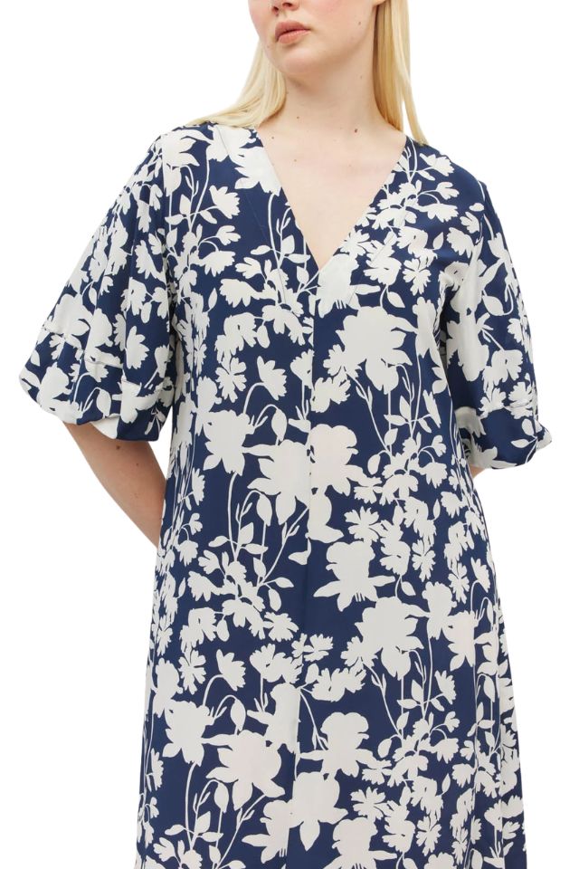 Piper Dress - Shadow Floral Silk
