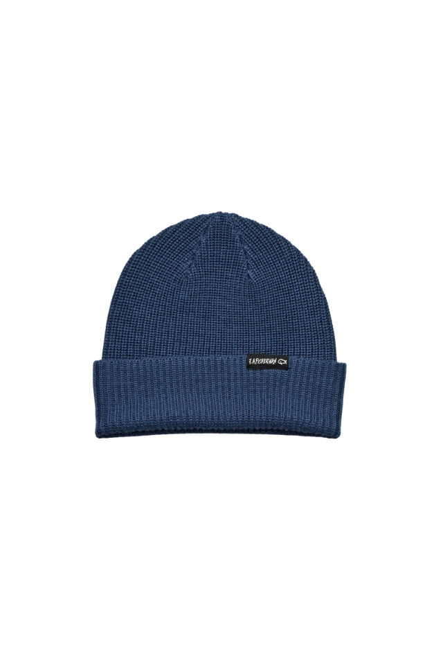 J.A.Fisherman Beanie - Dark Denim