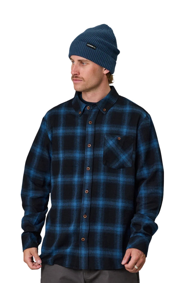 J.A.Fisherman Beanie - Dark Denim