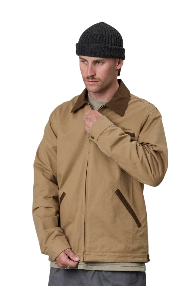 Helmans Jacket - Beige/brown