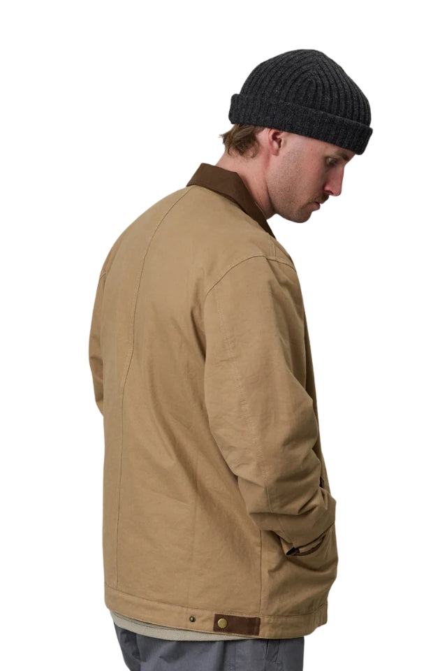 Helmans Jacket - Beige/brown