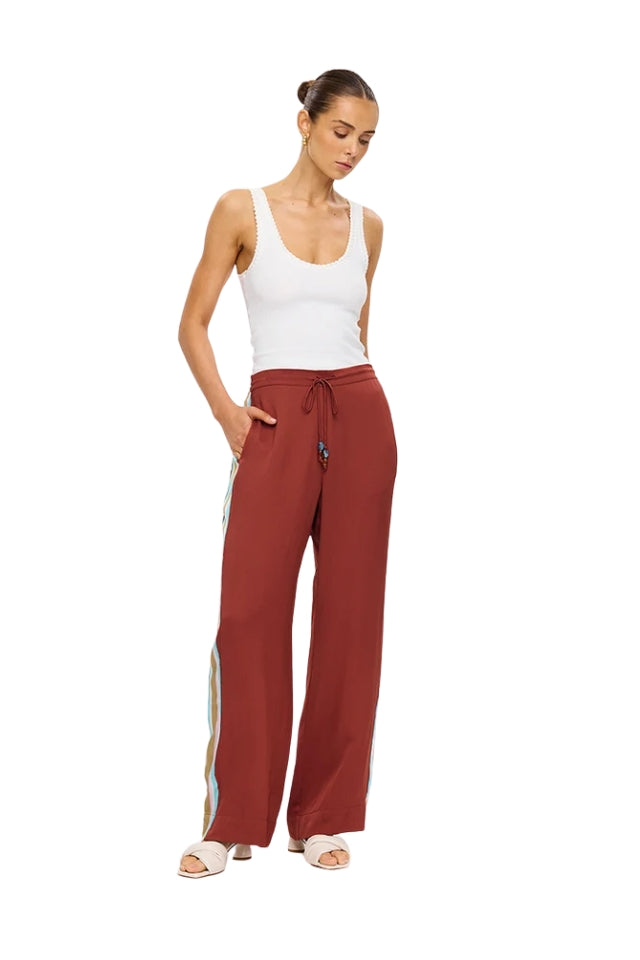 Enzo Pant - Maroon