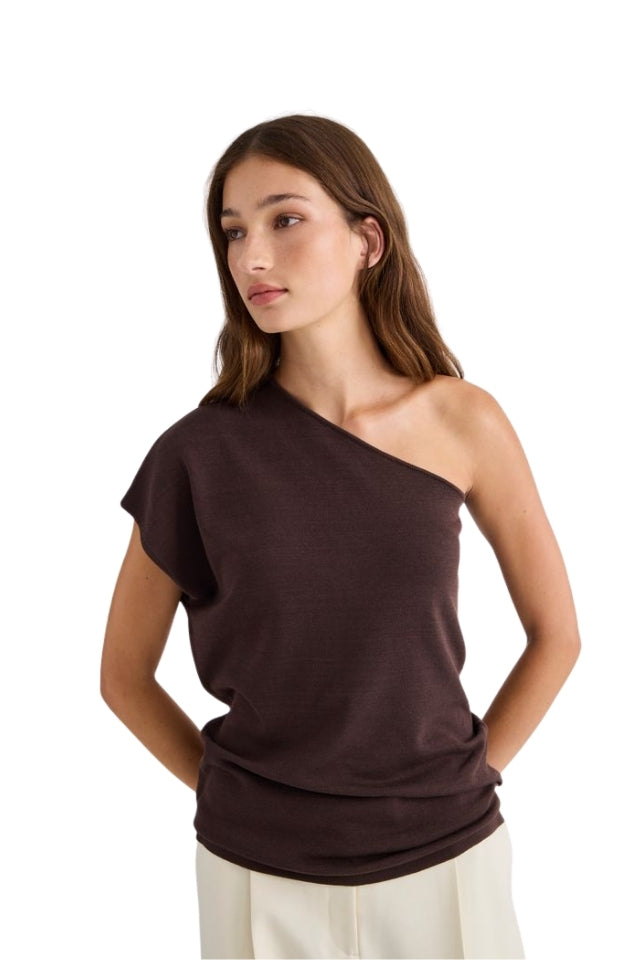 Signe Top - Chocolate