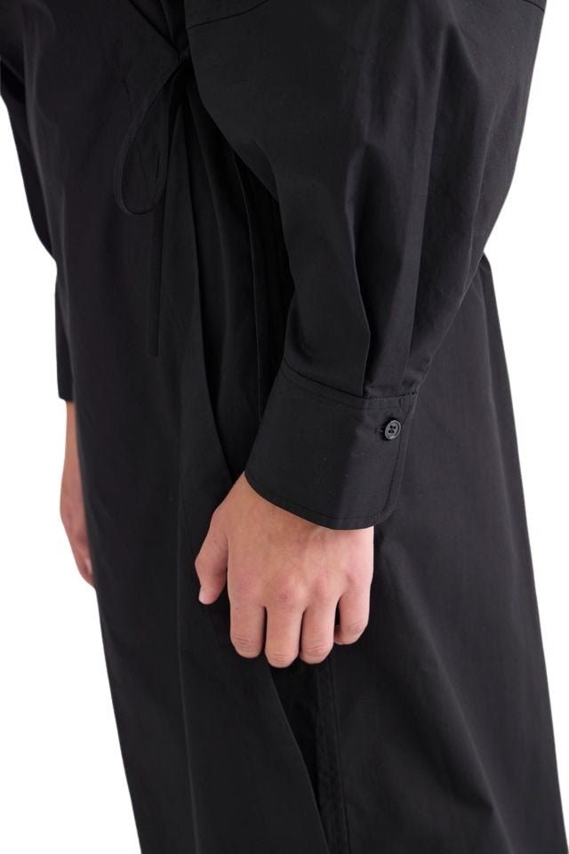 Thea Wrap Dress - Black