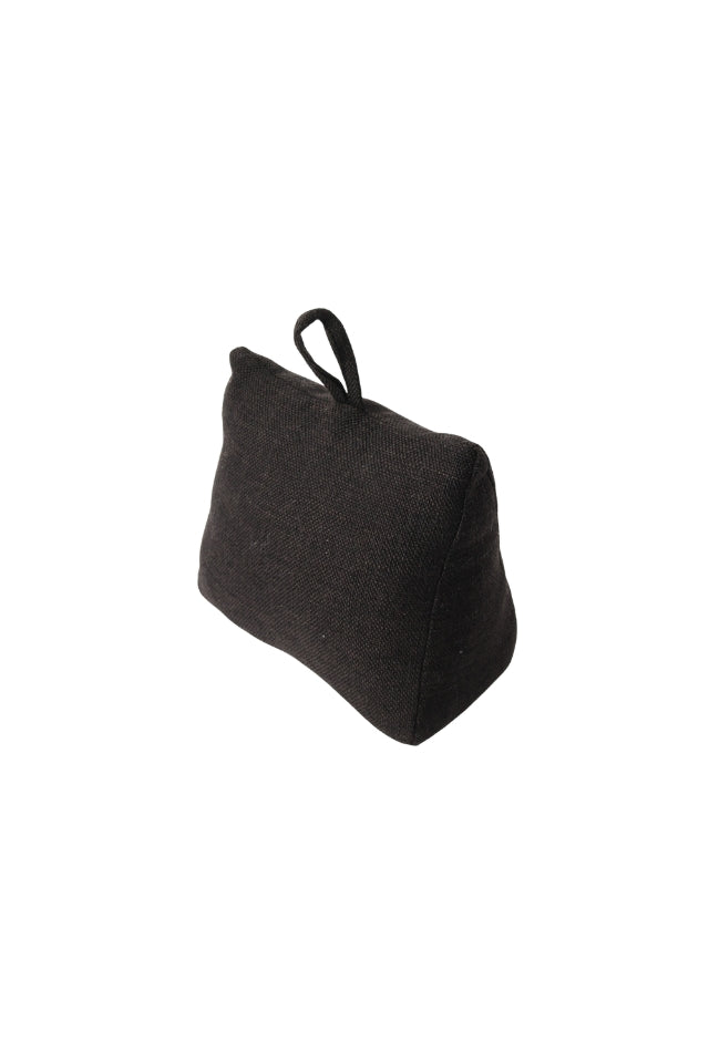 Doorstop Linen Look - Black