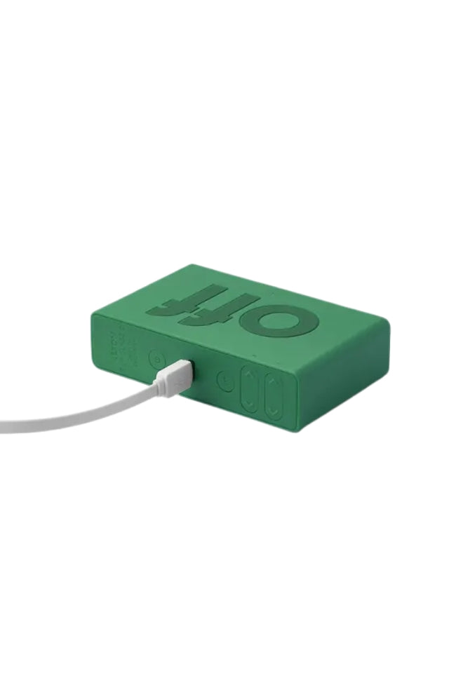 Flip Classic Rubber Clock - Emerald Green
