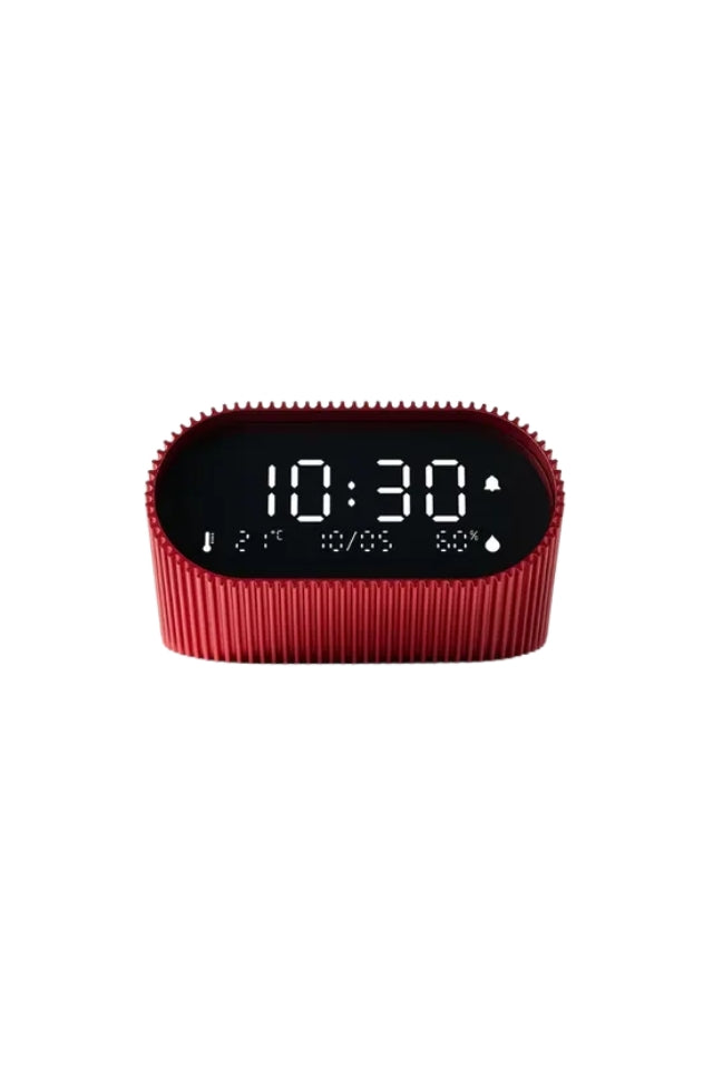 Ray Clock - Sanguine Red