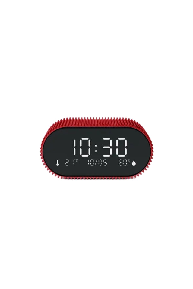 Ray Clock - Sanguine Red