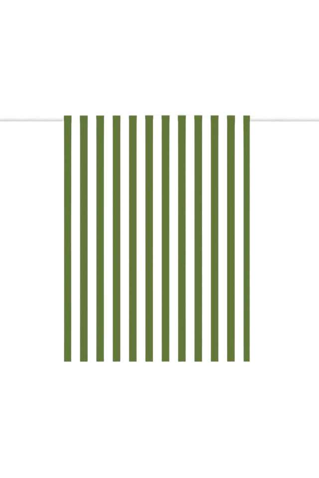 Tea Towel - Olive Stripe