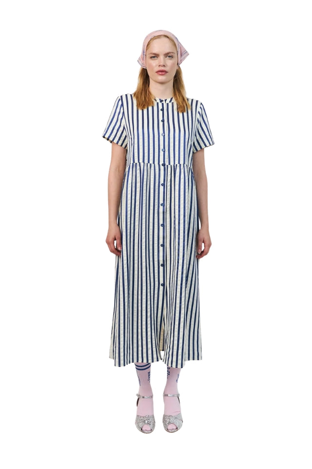 AliyaLL Maxi Dress SS - Blue