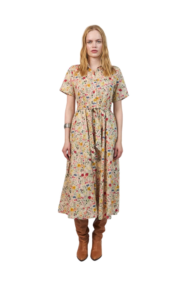 BlakeLL Midi Dress SS - Flower Print