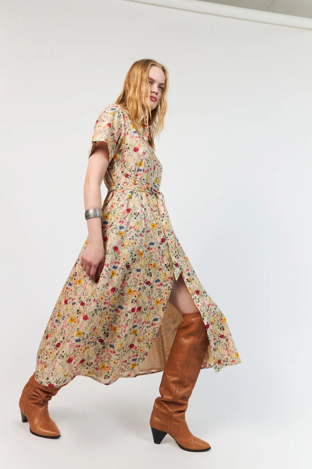 BlakeLL Midi Dress SS - Flower Print