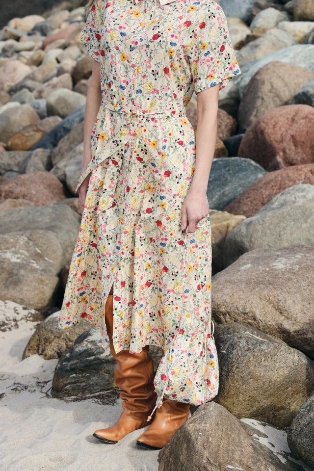 BlakeLL Midi Dress SS - Flower Print